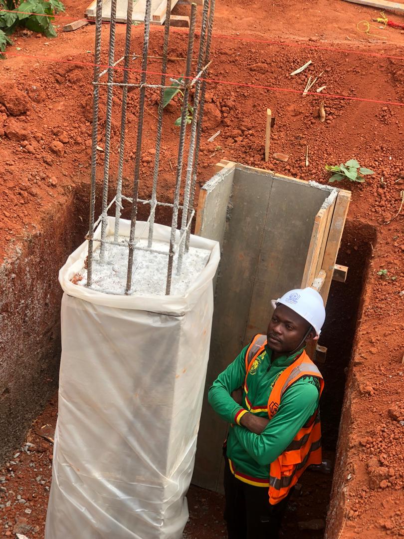 Travaux de construction d'une fondation (2)